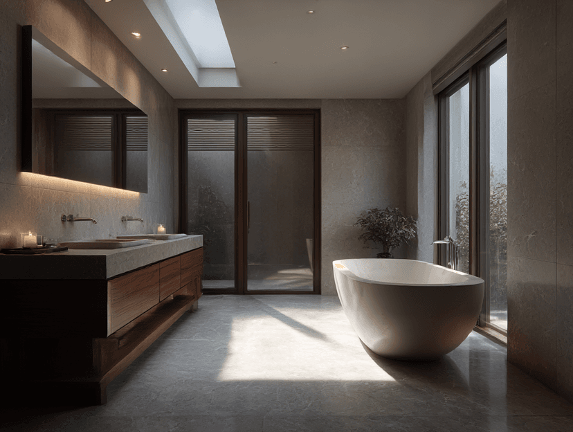 Modern Badezimmer